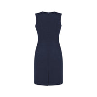 Biz Corporates Womens Sleeveless V Neck Dress - 34021-Queensland Workwear Supplies