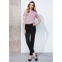Biz Corporates Womens Slim Leg Pants - 10117-Queensland Workwear Supplies