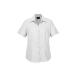 BizCare Ladies Plain Oasis Short Sleeve Shirt - LB3601-Queensland Workwear Supplies