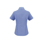 BizCare Ladies Plain Oasis Short Sleeve Shirt - LB3601-Queensland Workwear Supplies