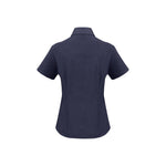 BizCare Ladies Plain Oasis Short Sleeve Shirt - LB3601-Queensland Workwear Supplies