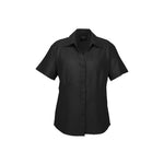 BizCare Ladies Plain Oasis Short Sleeve Shirt - LB3601-Queensland Workwear Supplies