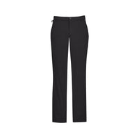 BizCare Mens Comfort Waist Flat Front Pants - CL958ML-Queensland Workwear Supplies