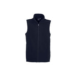 BizCare Mens Plain Micro Fleece Vest - F233MN-Queensland Workwear Supplies