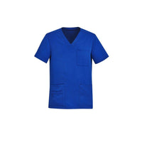 BizCare Mens V-Neck Scrub Top - CST945MS-Queensland Workwear Supplies