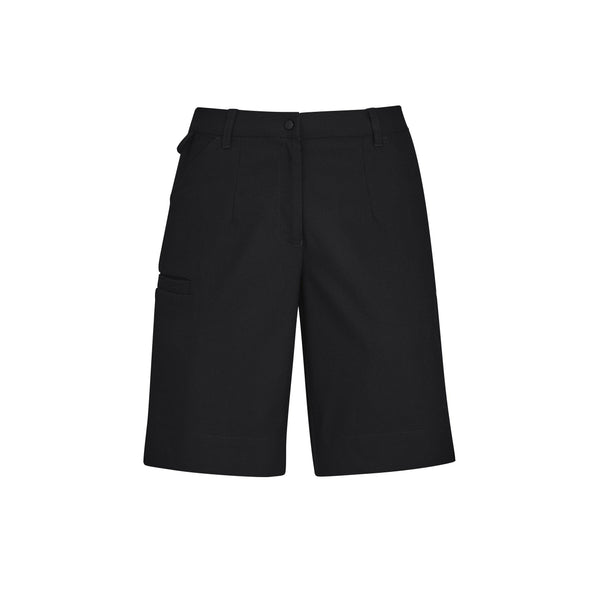 BizCare Womens Comfort Waist Cargo Shorts - CL957LS-Queensland Workwear Supplies