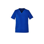 BizCare Womens Easy Fit V-Neck Scrub Top - CST941LS-Queensland Workwear Supplies