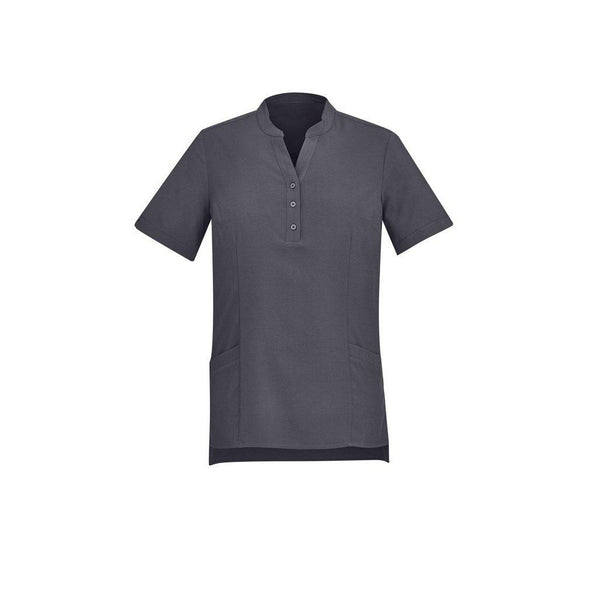 BizCare Womens Easy Stretch Tunic - CS949LS-Queensland Workwear Supplies