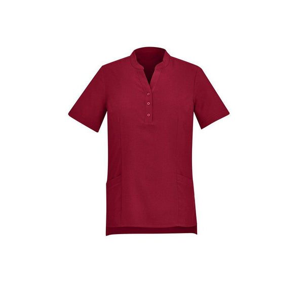 BizCare Womens Easy Stretch Tunic - CS949LS-Queensland Workwear Supplies
