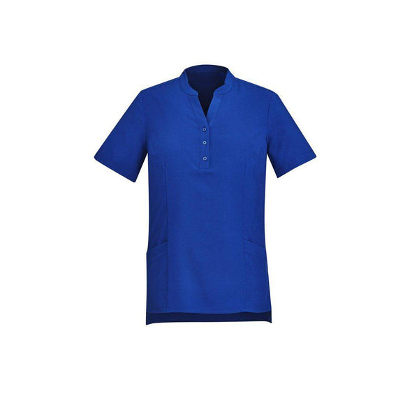 BizCare Womens Easy Stretch Tunic - CS949LS-Queensland Workwear Supplies
