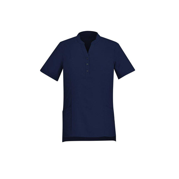 BizCare Womens Easy Stretch Tunic - CS949LS-Queensland Workwear Supplies
