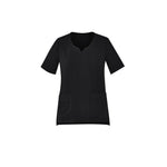 BizCare Womens Tailored Fit Round Neck Scrub Top - CST942LS-Queensland Workwear Supplies