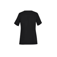 BizCare Womens Tailored Fit Round Neck Scrub Top - CST942LS-Queensland Workwear Supplies