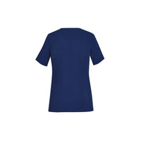 BizCare Womens Tailored Fit Round Neck Scrub Top - CST942LS-Queensland Workwear Supplies