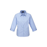 BizLadies Base Business 3/4 Sleeve Shirt - S10521-Queensland Workwear Supplies