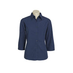 BizLadies Micro Check Business 3/4 Sleeve Shirt - LB8200-Queensland Workwear Supplies