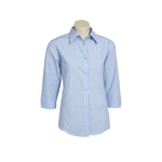 BizLadies Micro Check Business 3/4 Sleeve Shirt - LB8200-Queensland Workwear Supplies