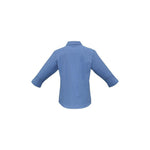 BizLadies Micro Check Business 3/4 Sleeve Shirt - LB8200-Queensland Workwear Supplies