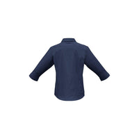 BizLadies Micro Check Business 3/4 Sleeve Shirt - LB8200-Queensland Workwear Supplies