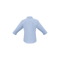 BizLadies Micro Check Business 3/4 Sleeve Shirt - LB8200-Queensland Workwear Supplies
