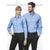 BizLadies Wrinkle Free Chambray Long Sleeve Shirt - LB6201-Queensland Workwear Supplies