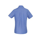 BizLadies Wrinkle Free Chambray Short Sleeve Shirt - LB6200-Queensland Workwear Supplies