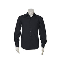 BizMens Metro Business Long Sleeve Shirt - SH714-Queensland Workwear Supplies