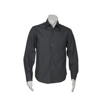 BizMens Metro Business Long Sleeve Shirt - SH714-Queensland Workwear Supplies