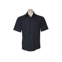 BizMens Metro Business Short Sleeve Shirt - SH715-Queensland Workwear Supplies