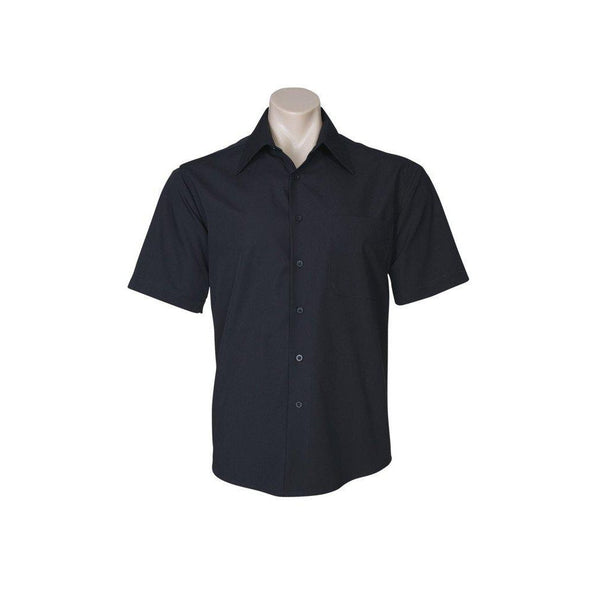 BizMens Metro Business Short Sleeve Shirt - SH715-Queensland Workwear Supplies