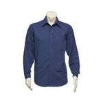 BizMens Micro Check Business Long Sleeve Shirt - SH816-Queensland Workwear Supplies