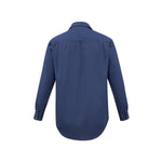 BizMens Micro Check Business Long Sleeve Shirt - SH816-Queensland Workwear Supplies