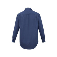 BizMens Micro Check Business Long Sleeve Shirt - SH816-Queensland Workwear Supplies