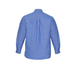 BizMens Wrinkle Free Chambray Long Sleeve Shirt - SH112-Queensland Workwear Supplies