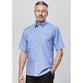 BizMens Wrinkle Free Chambray Short Sleeve Shirt - SH113