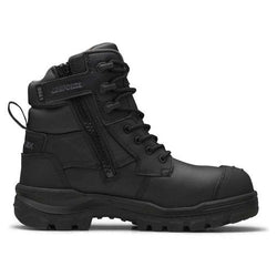 Blundstone RotoFlex Black Water-Resistant Zip Side Safety Boot - 8561