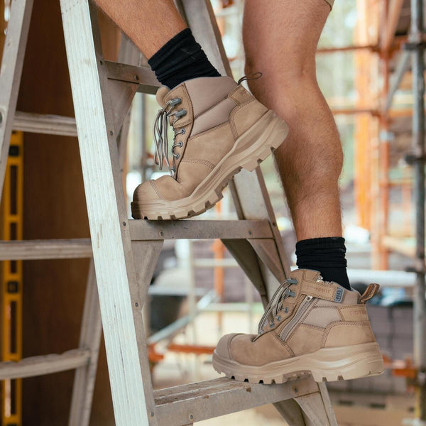 Buy Blundstone RotoFlex Stone Water Resistant Nubuck Safety Boot 8553 Online Queensland Workwear Supplies