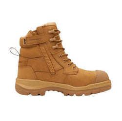 Blundstone RotoFlex Wheat Water Resistant Nubuck Zip Side Safety Boot - 8560