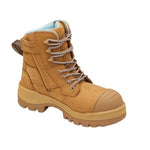 Blundstone RotoFlex Wheat Water Resistant Nubuck Zip Side Women's Safety Boot - 8860-Queensland Workwear Supplies