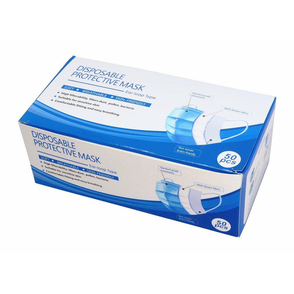 Buy DISPOSABLE FACE MASK Online Queensland Workwear Supplies