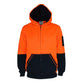 DNC 2-Tone Full Zip Fleecy Hoodie - 3722