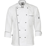 DNC Classic Chef Long Sleeve Jacket - 1112-Queensland Workwear Supplies