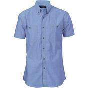 DNC Cotton Chambray Short Sleeve Shirt - 4101-Queensland Workwear Supplies