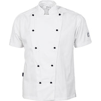 DNC Cotton Short Sleeve Chef Jacket - 1103-Queensland Workwear Supplies