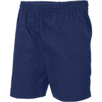DNC Drill Elastic Drawstring Shorts - 3305-Queensland Workwear Supplies