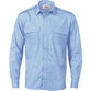 DNC Epaulette Polyester/Cotton Long Sleeve Work Shirt - 3214