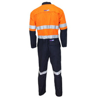 DNC Flame Retardant Arc HRC2 Taped 2-Tone Coveralls - 3481-Queensland Workwear Supplies