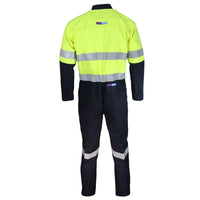 DNC Flame Retardant Arc HRC2 Taped 2-Tone Coveralls - 3481-Queensland Workwear Supplies