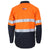 DNC Flame Retardant & Arc HRC2 Taped 2-Tone Middle Weight Long Sleeve Shirt - 3455-Queensland Workwear Supplies