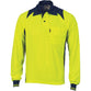 DNC HiVis 2-Tone Action Long Sleeve Polo - 3894